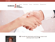 Tablet Screenshot of barbaramaylawoffice.com